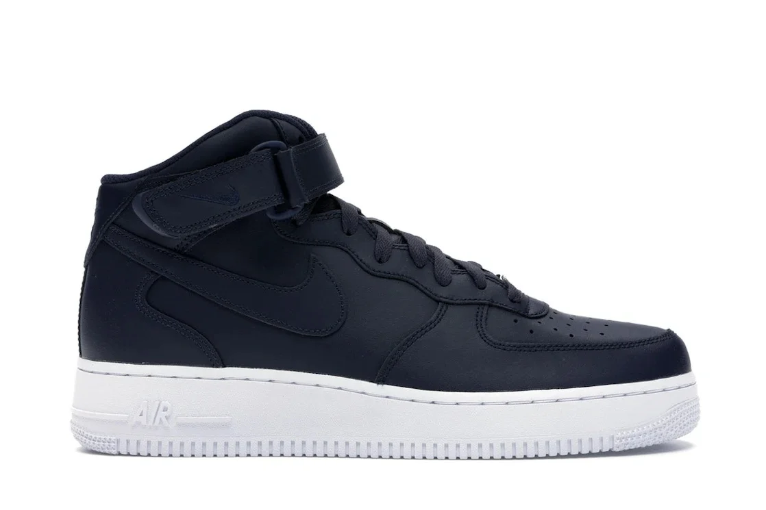 Nike Air Force 1 Mid '07 Obsidian White - 1