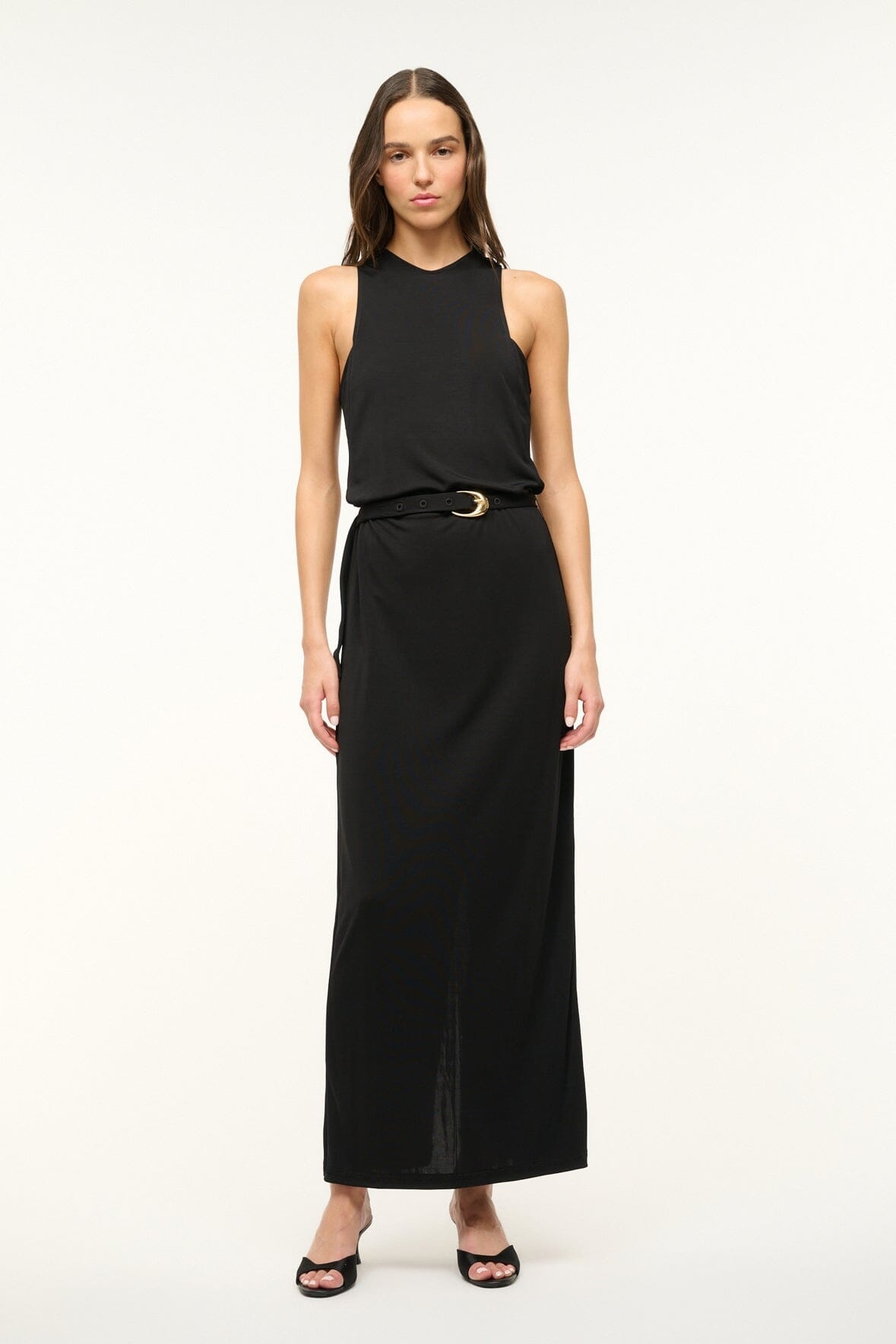 STAUD BRANDY DRESS BLACK - 2