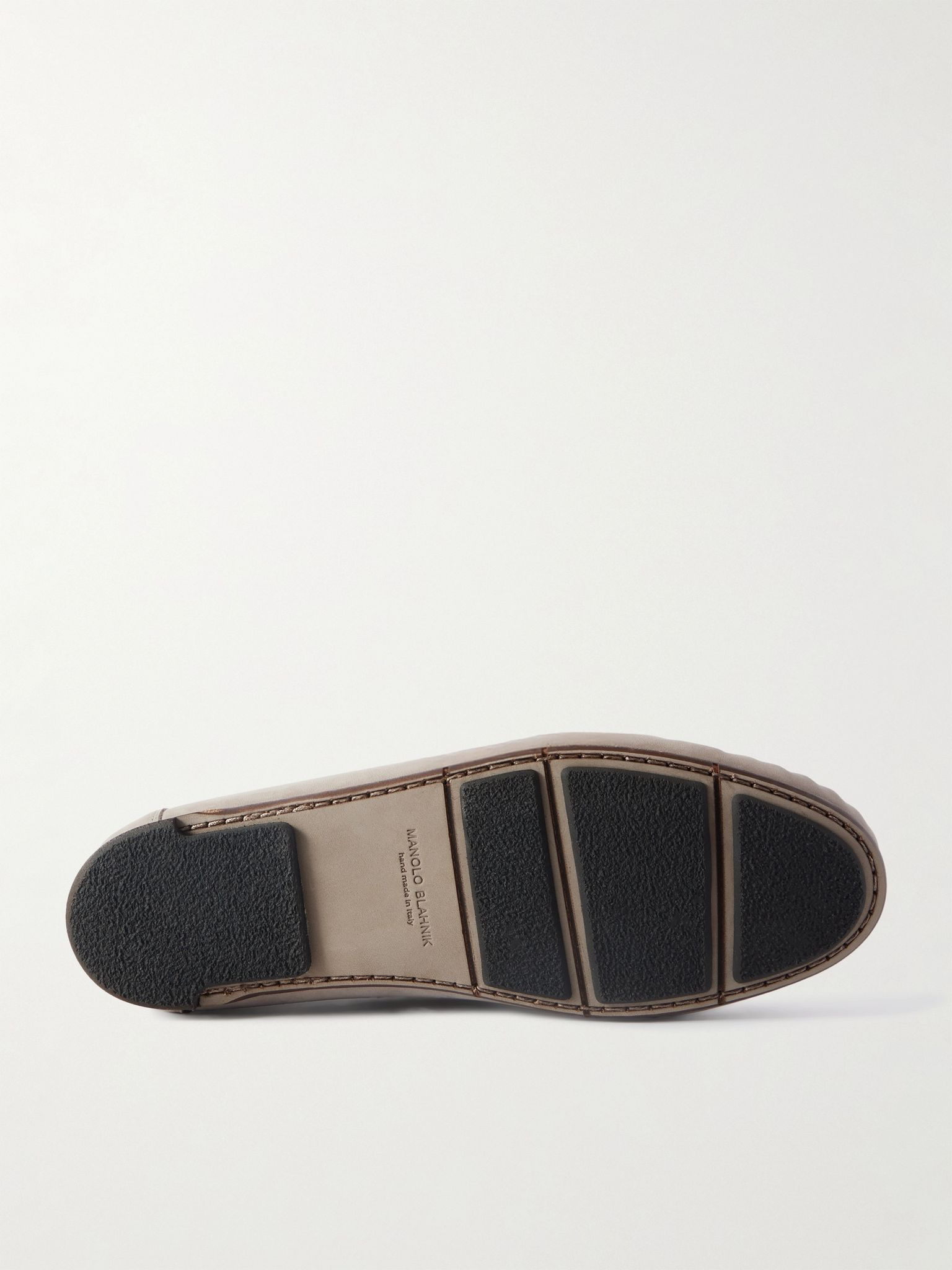 Gargano Tasselled Nubuck Driving Shoes Taupe - 3