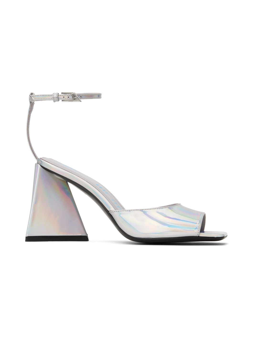 Silver Piper Heeled Sandals - 1