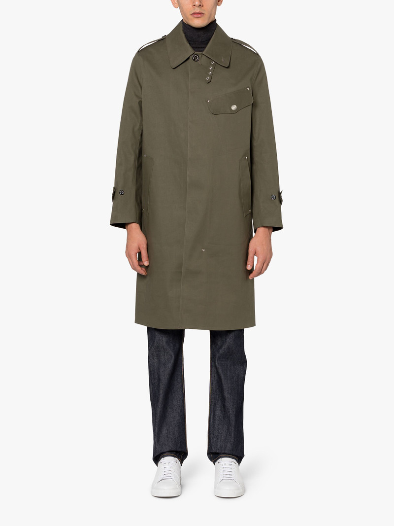 GILSTON GRAPE LEAF X BLACK BONDED COTTON COAT 3