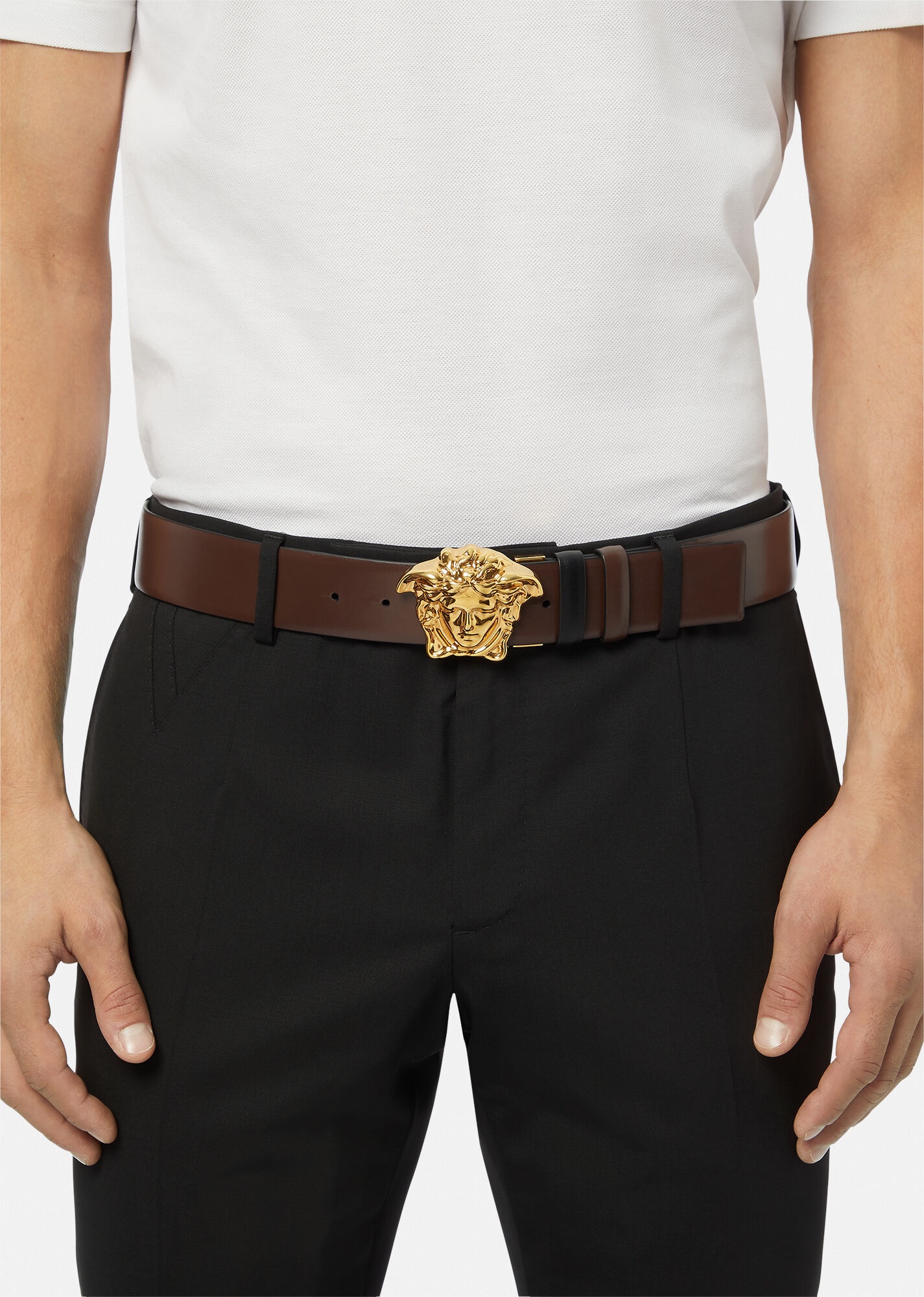 La Medusa La Greca Print Belt - 2