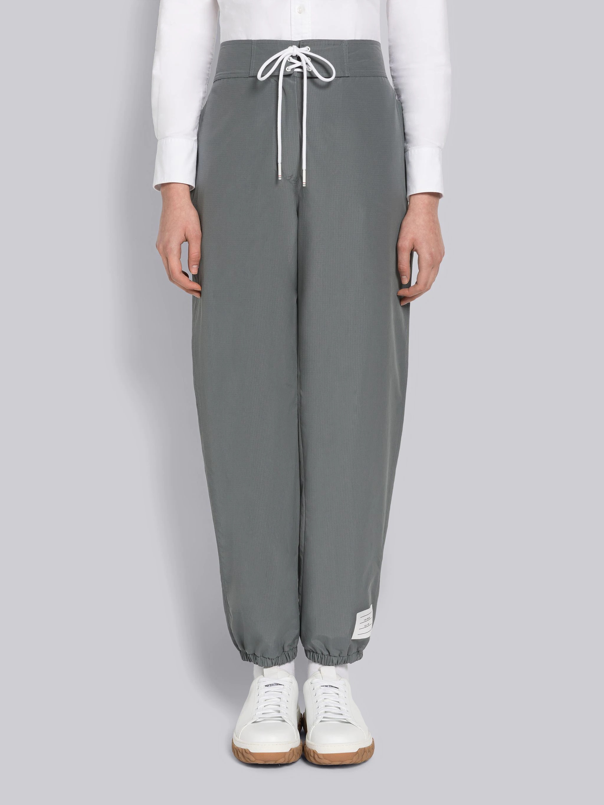 Ripstop Lace Up Track Pants - 1