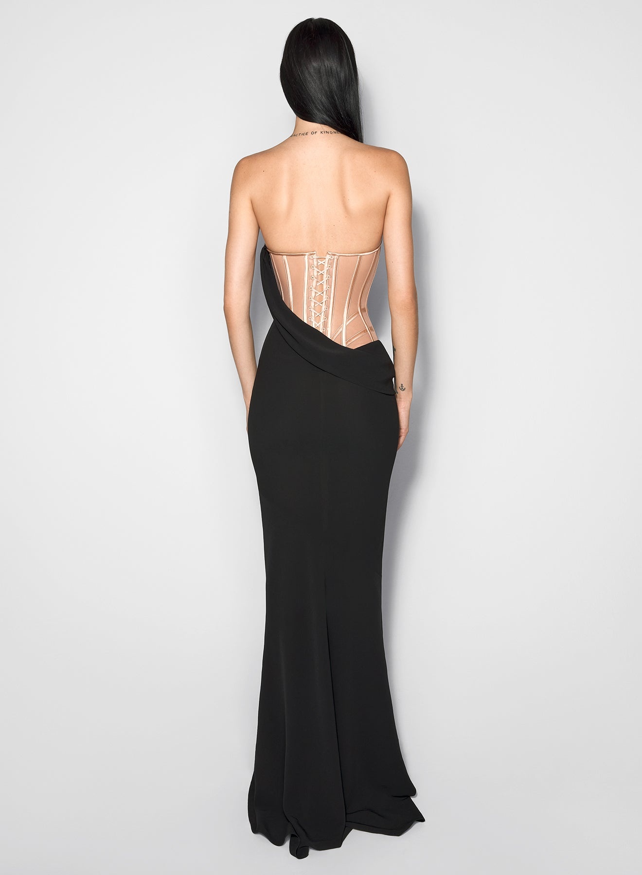 mugler signature corset gown - 2