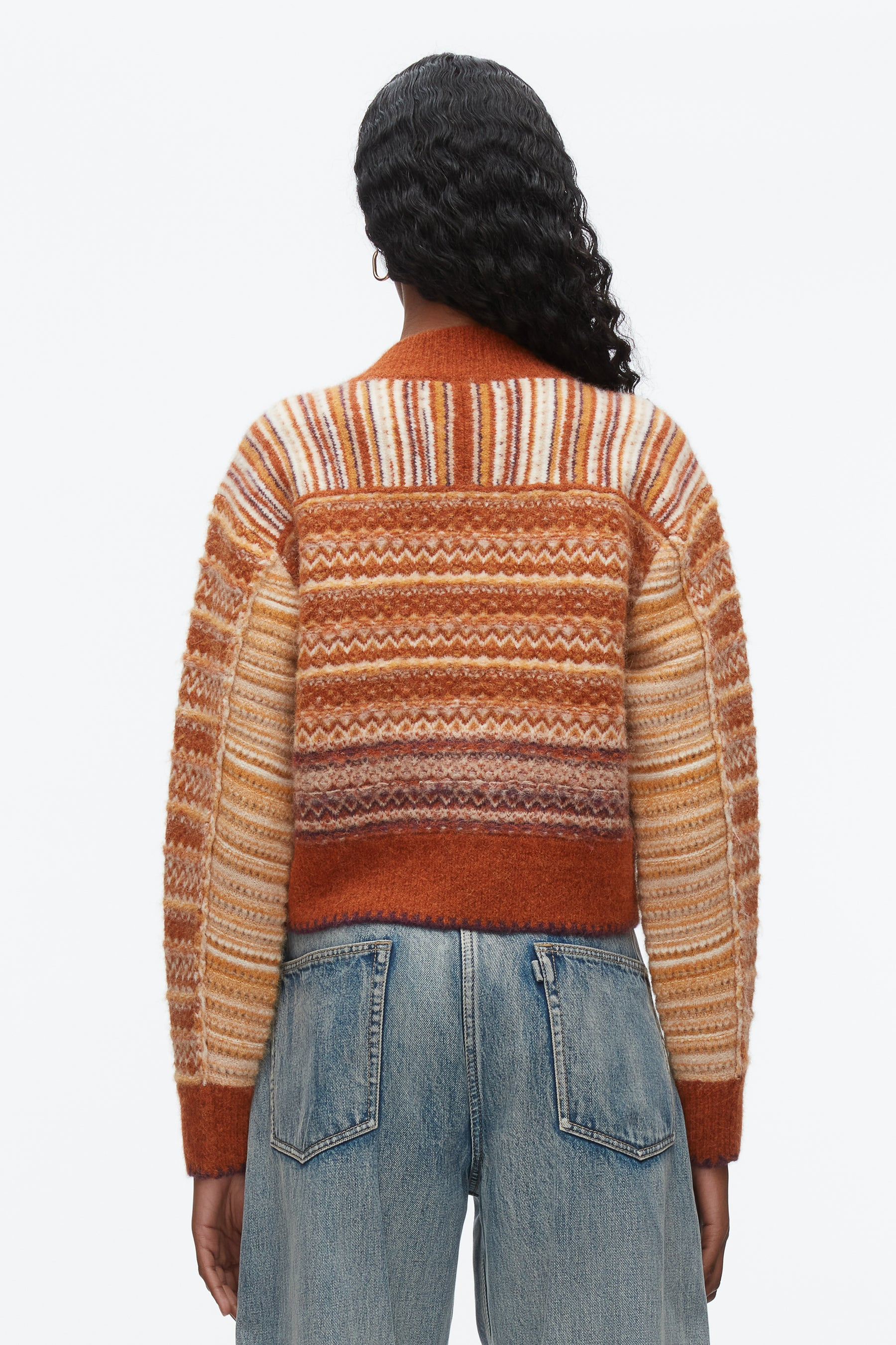 Fair Isle Zip Cardigan - 5