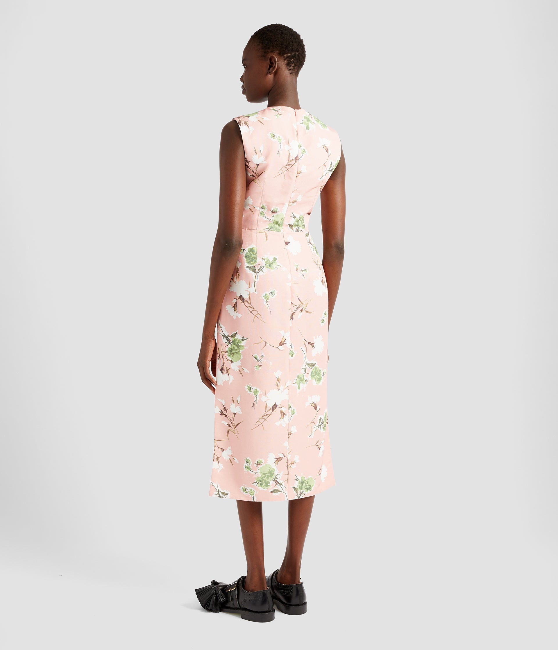 SLEEVELESS MIDI PENCIL DRESS - 3