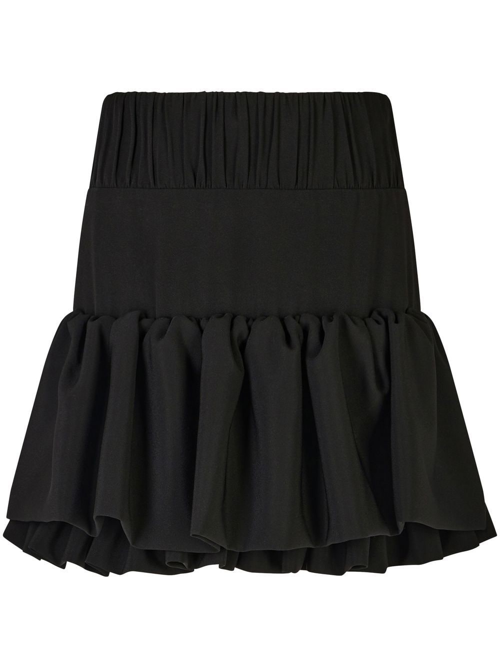 layered ruffled mini skirt - 1