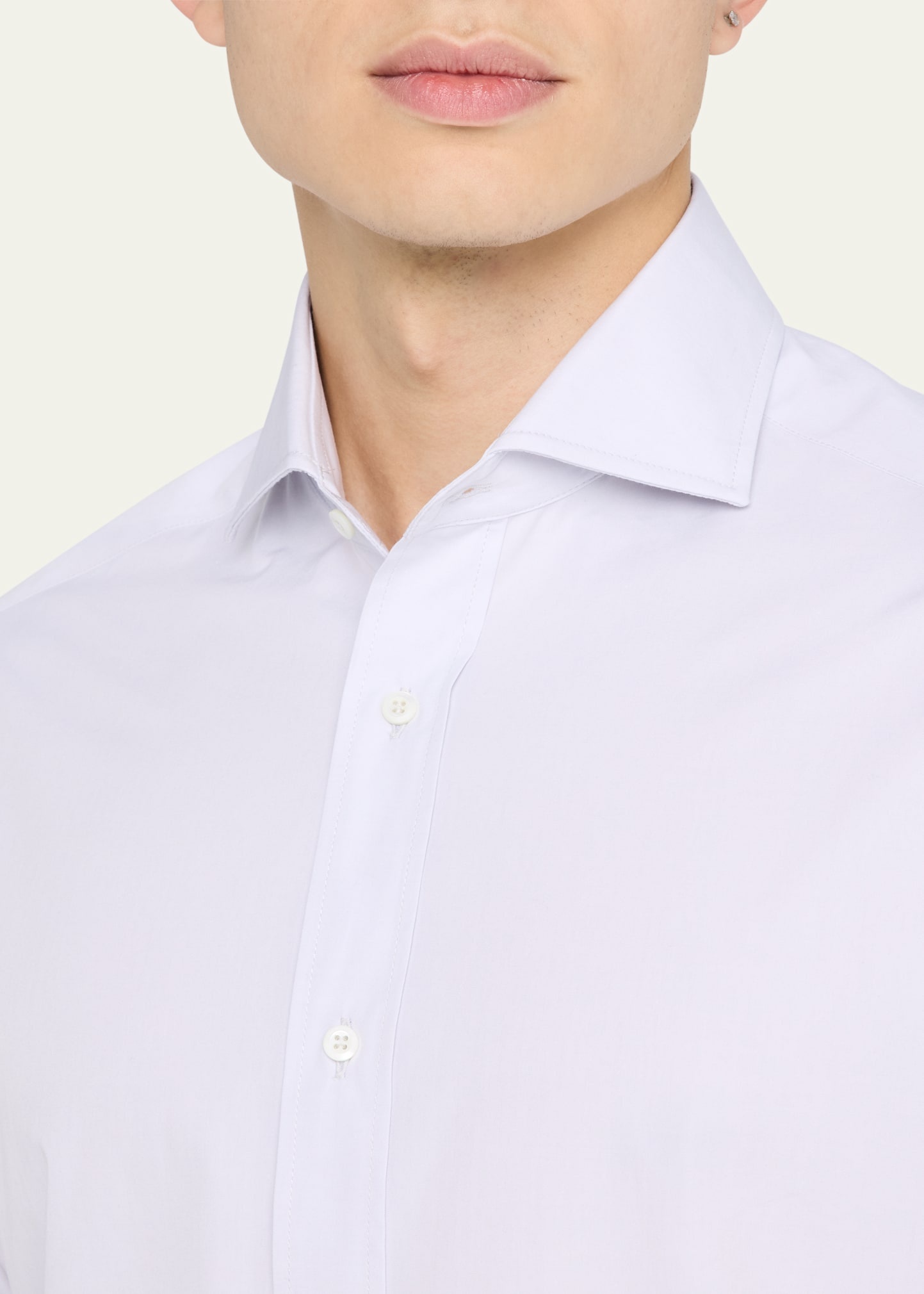Men's Cotton Canvas Dress Shirt - 5