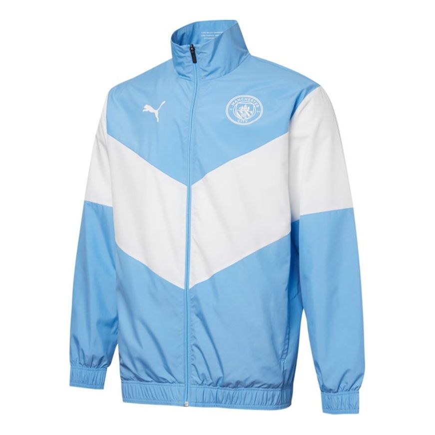 PUMA Football Club Training Colorblock Jacket Couple Style Blue 764507-01 - 1