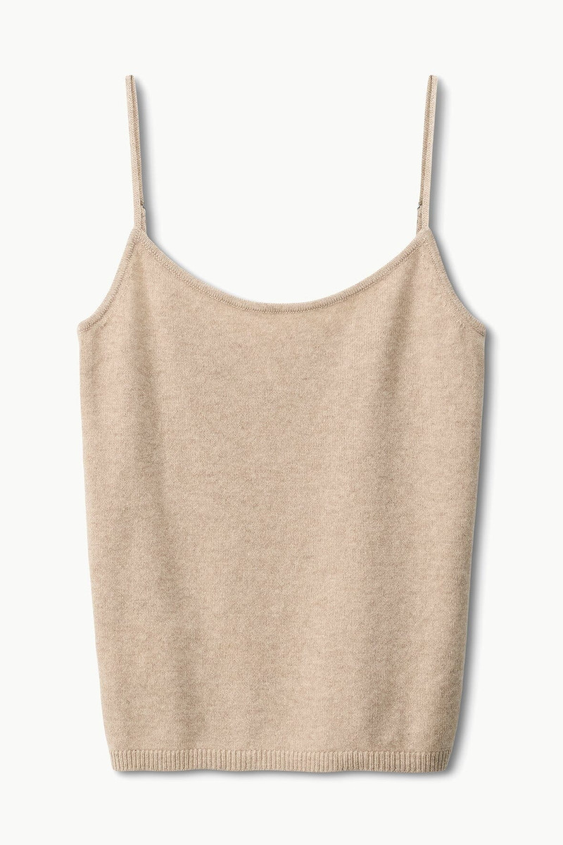 STAUD EMERSON CASHMERE TANK STONE 1