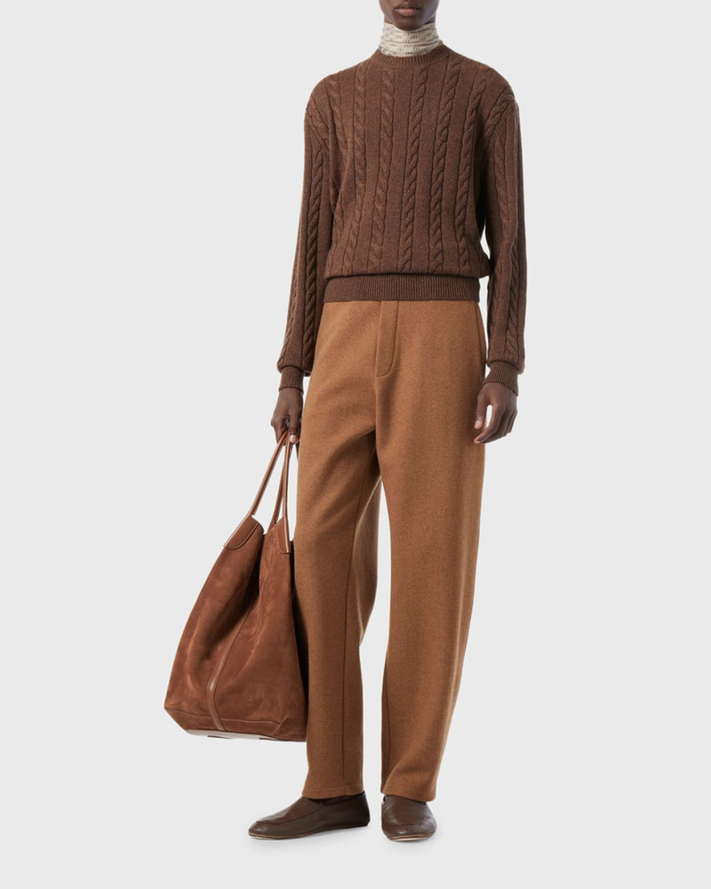 Loro Piana Men & apos;s Cedar Cashmere Crewneck Sweater outlook