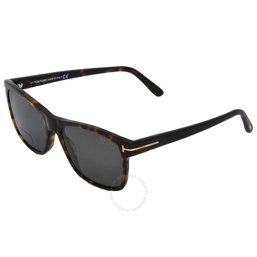 Tom Ford Giulio Polarized Smoke Square Men's Sunglasses FT0698 52D 59 - 4
