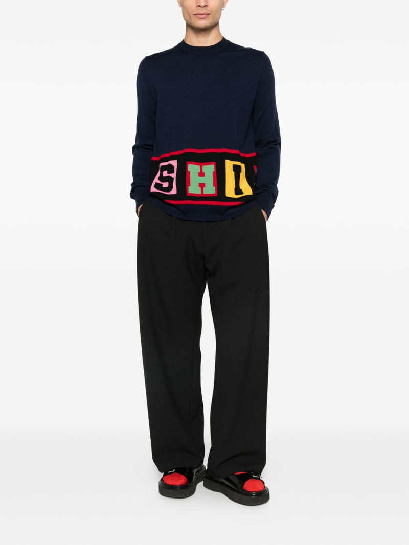 Comme des Garçons SHIRT crew-neck sweater outlook