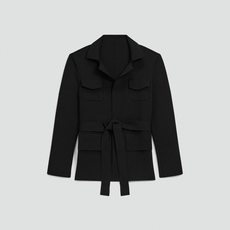 Relaxed Blazer in Crepe Knit 1