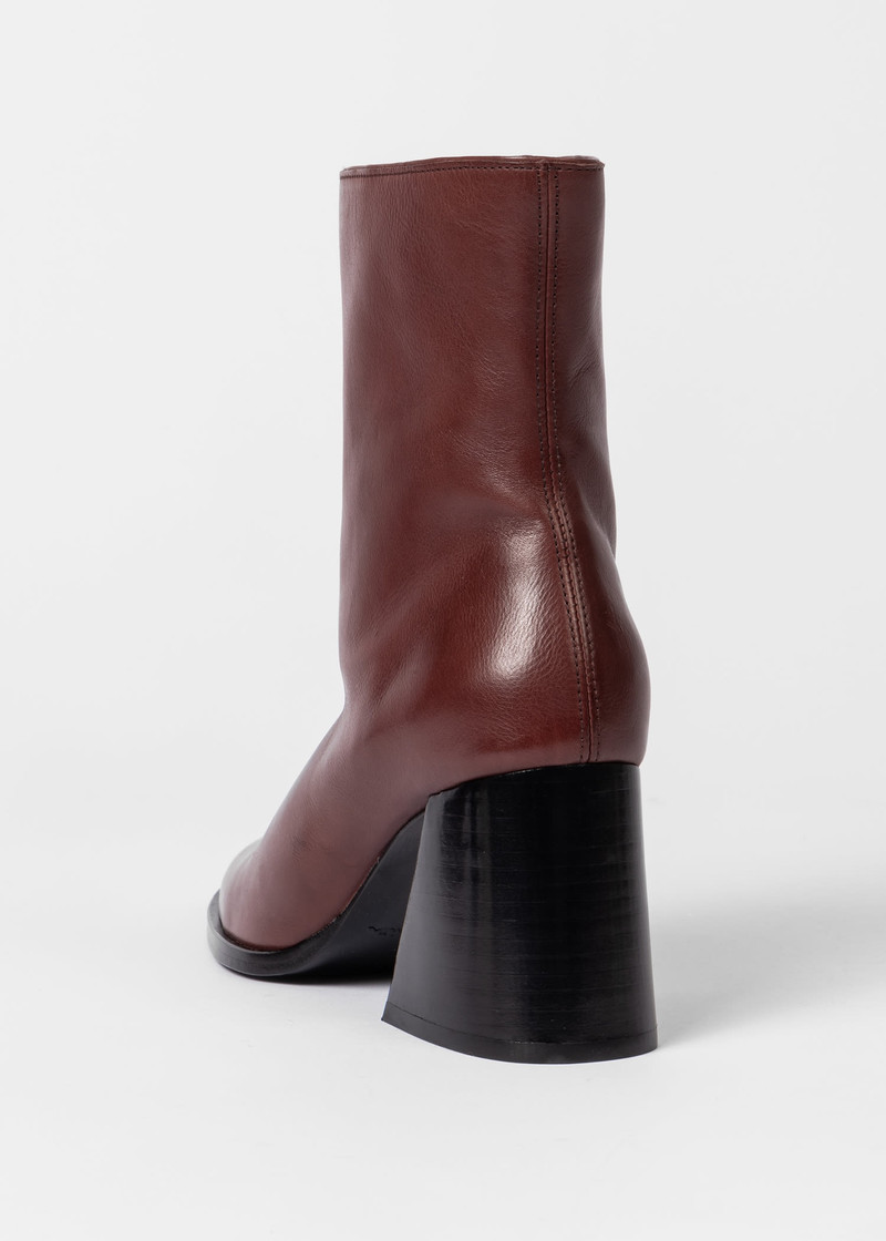 Leather Burgundy 'Baylis' Boots 3