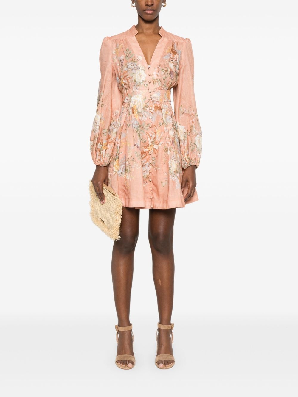 Tallow Plunge mini dress - 2