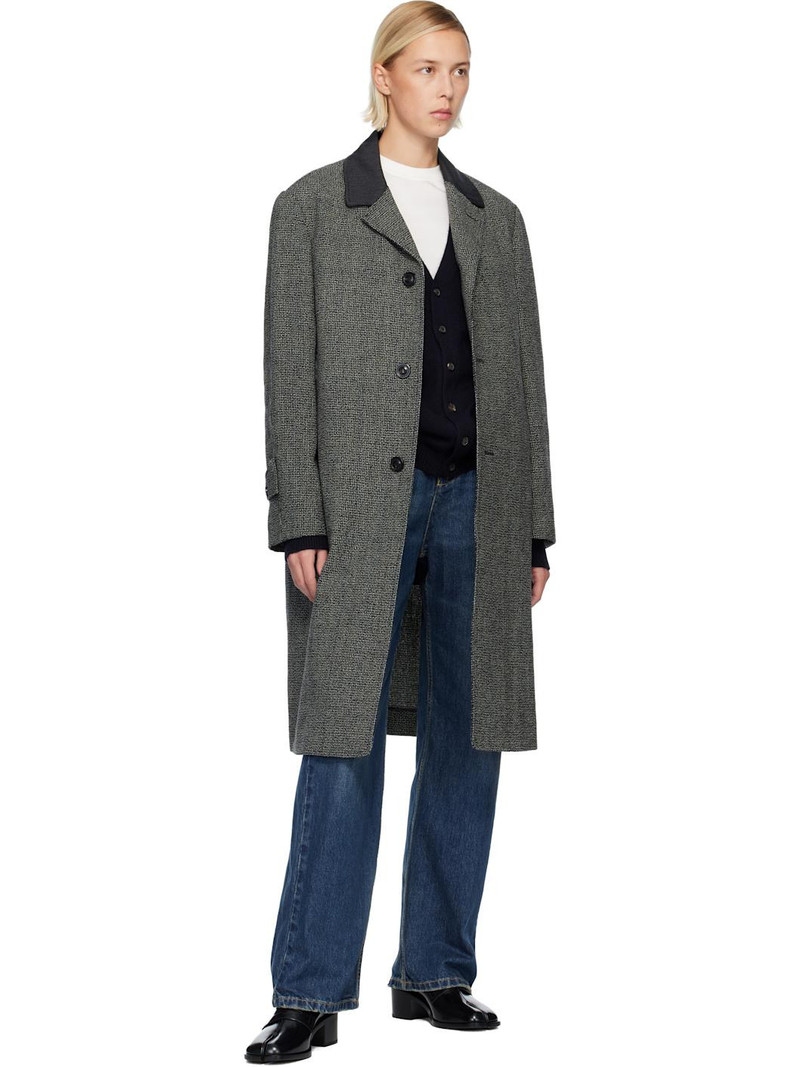 Maison Margiela Black Wool Coat outlook