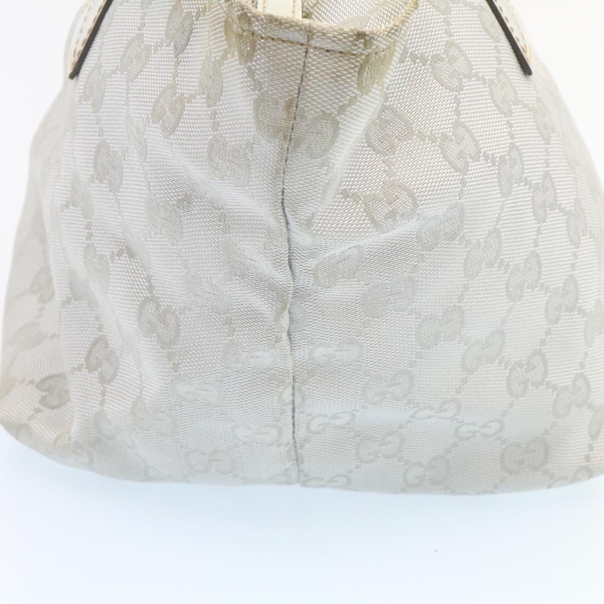 GUCCI Sherry Line GG Canvas Tote Bag Silver Blue - 3