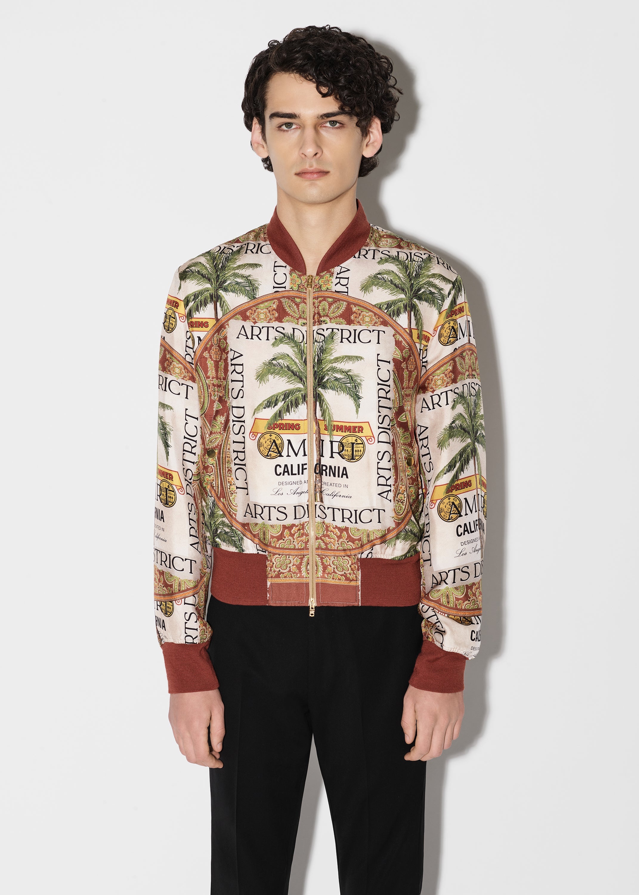 AMIRI RUM LABEL BOMBER JACKET - 2