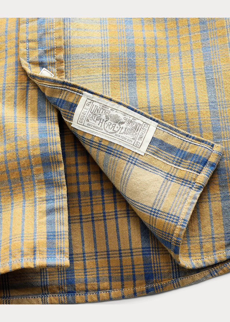 Slim Fit Plaid Western Shirt 5