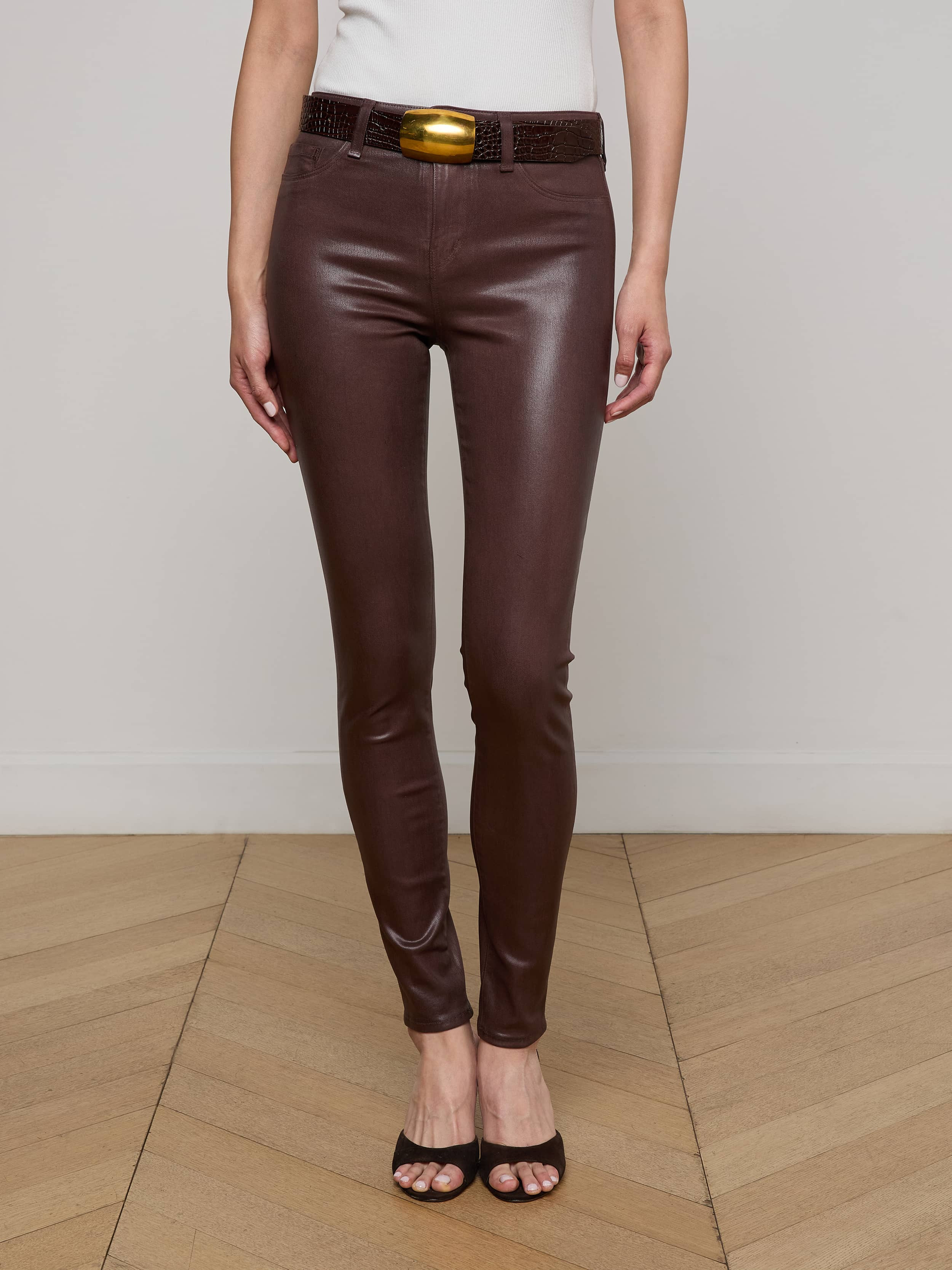 Marguerite Coated Skinny Jean - 3