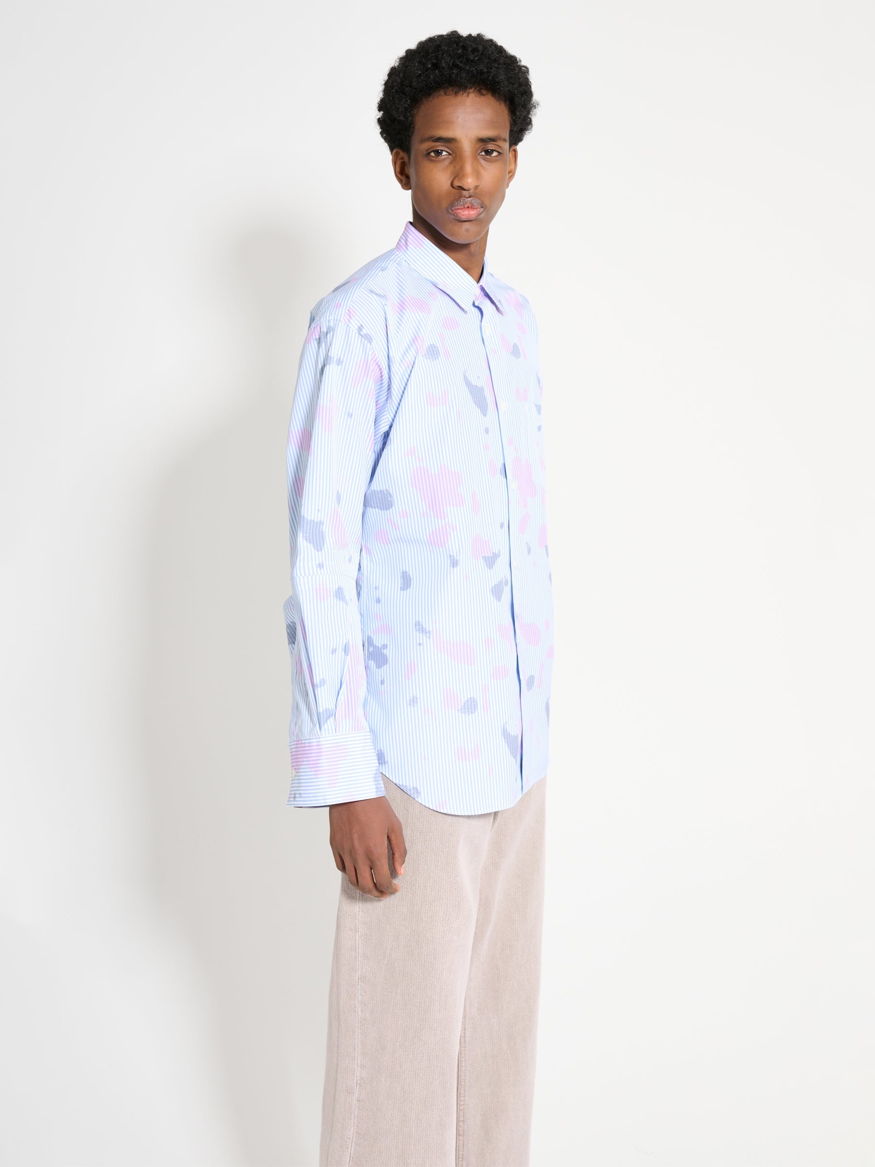 COMME DES GARÇONS SHIRT SPRAY PAINT SHIRT STRIPE - 3