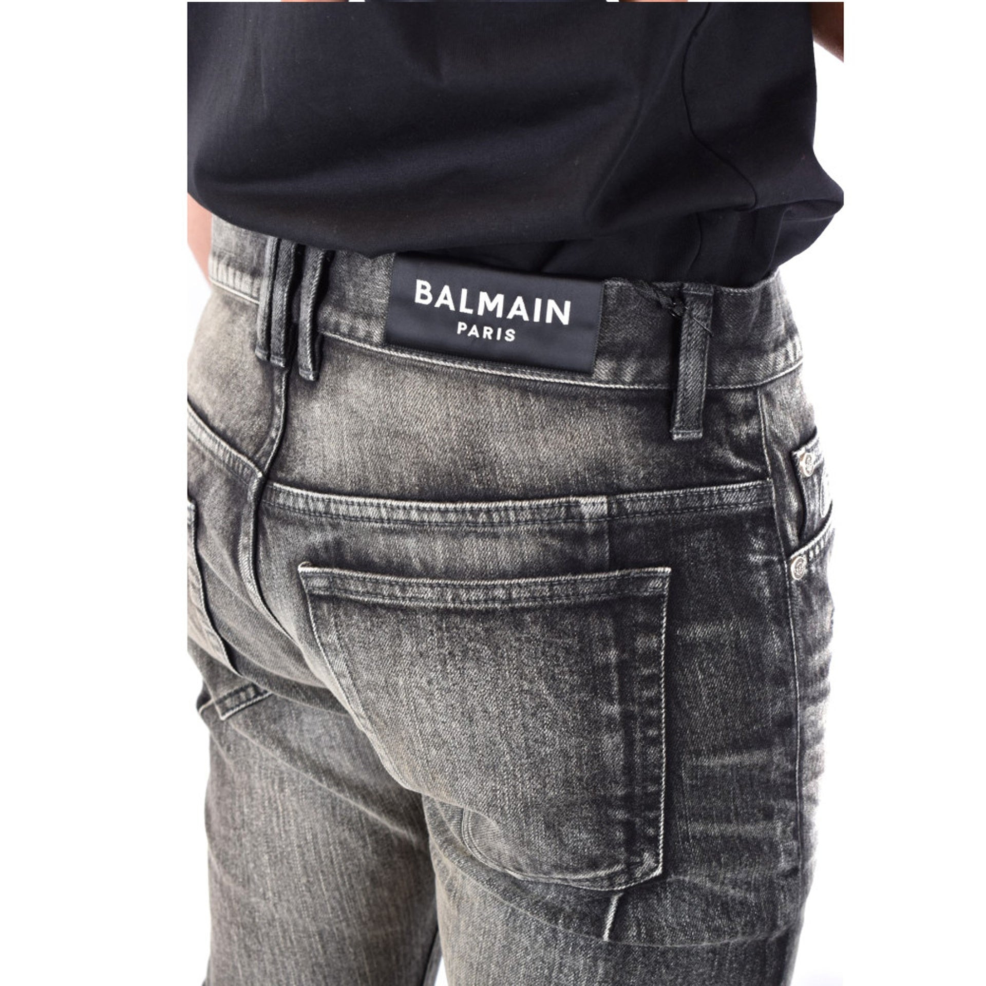 Balmain Distressed Jeans Men - 4