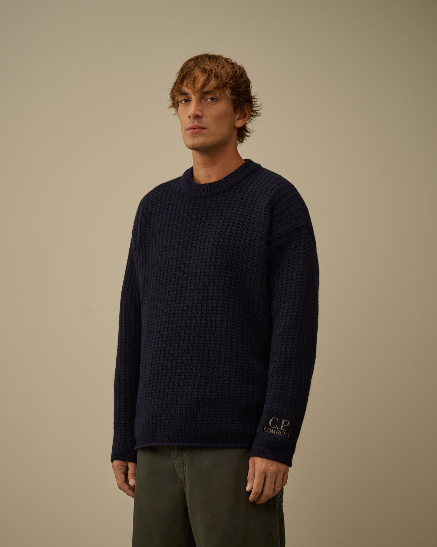 Lambswool GRS Boxy Crewneck Sweater - 3