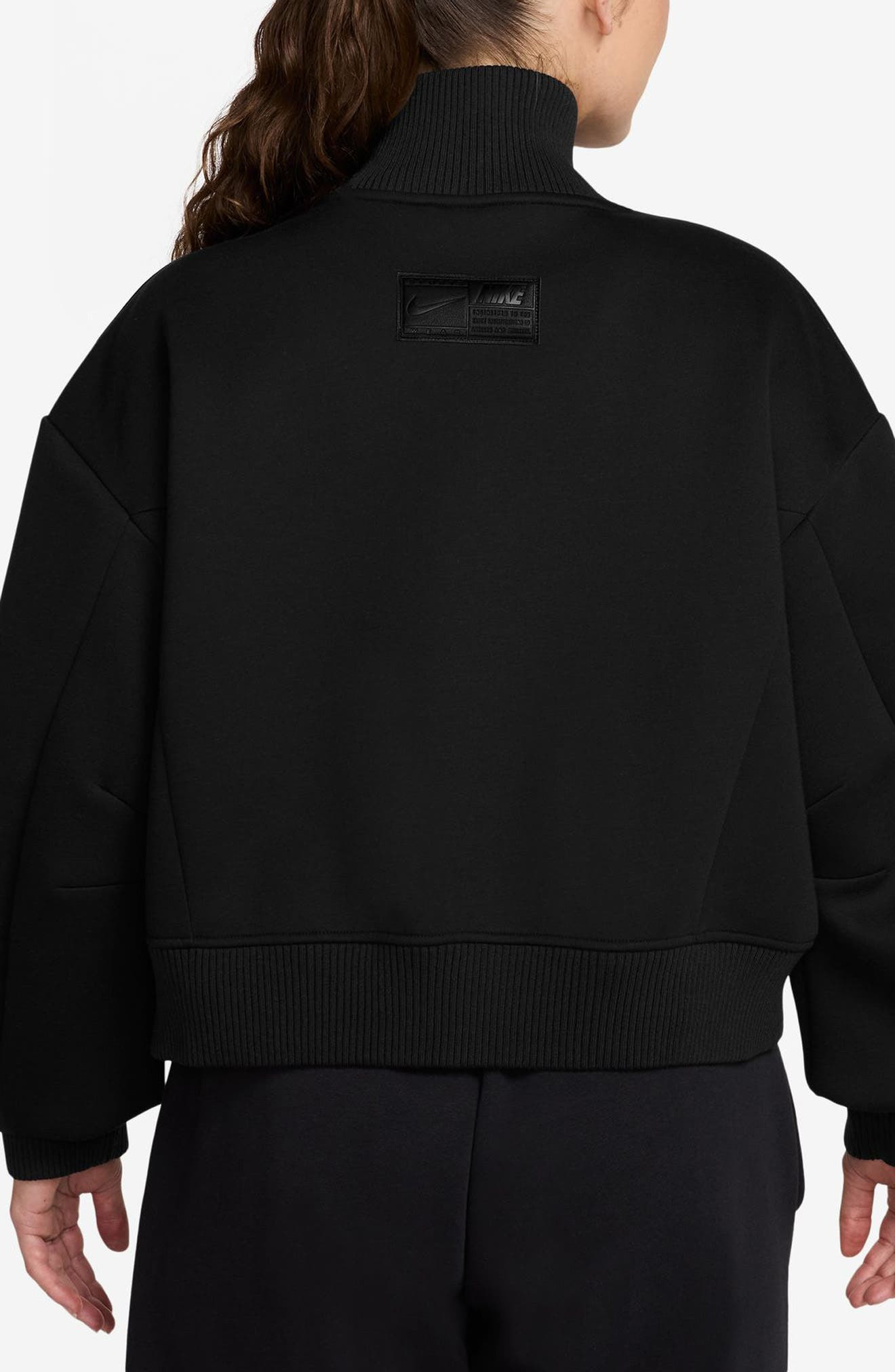 Nike Sportswear Destroyer Bomber Jacket in Black/Anthracite at Nordstrom - 2