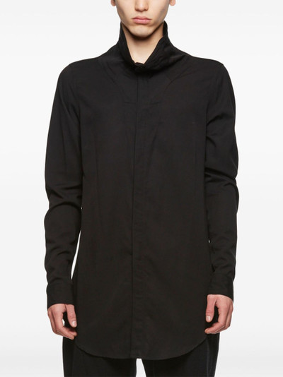 Julius high-neck long-sleeve shirt outlook