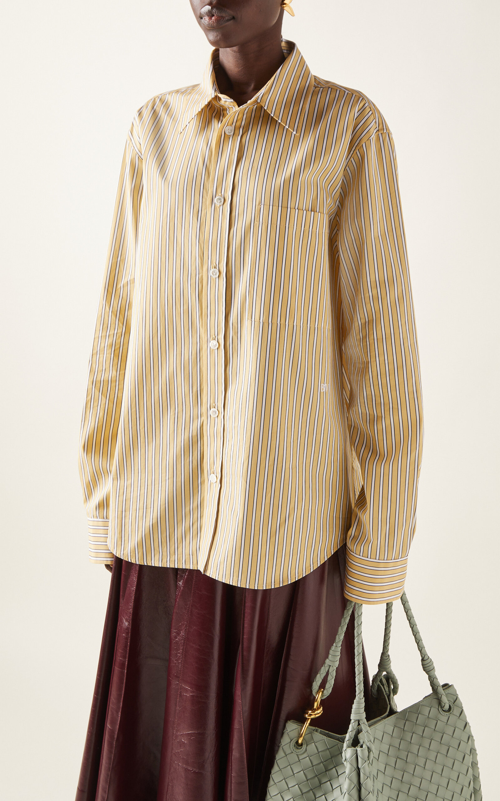 Cotton Poplin Shirt yellow - 2