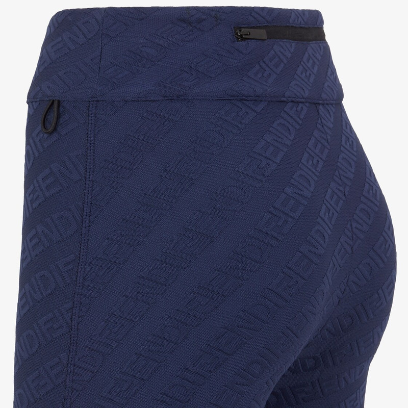 Blue FF technical mesh leggings 3