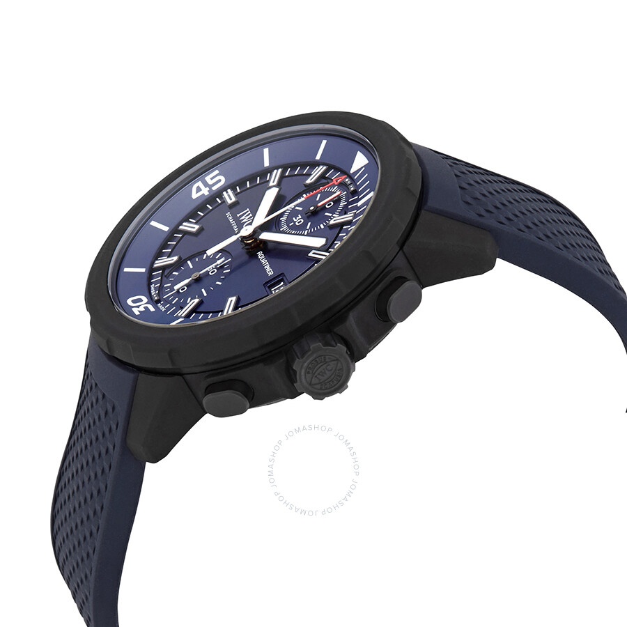 Pre-owned IWC Aquatimer Laureus Sport For Good Chronograph Blue Dial Men's Watch IW379507 - 2