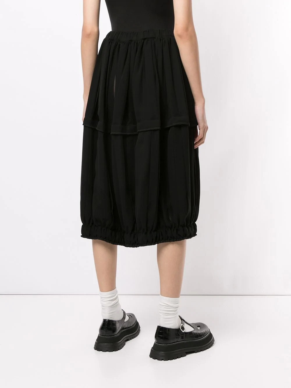 elasticated waist culottes - 4