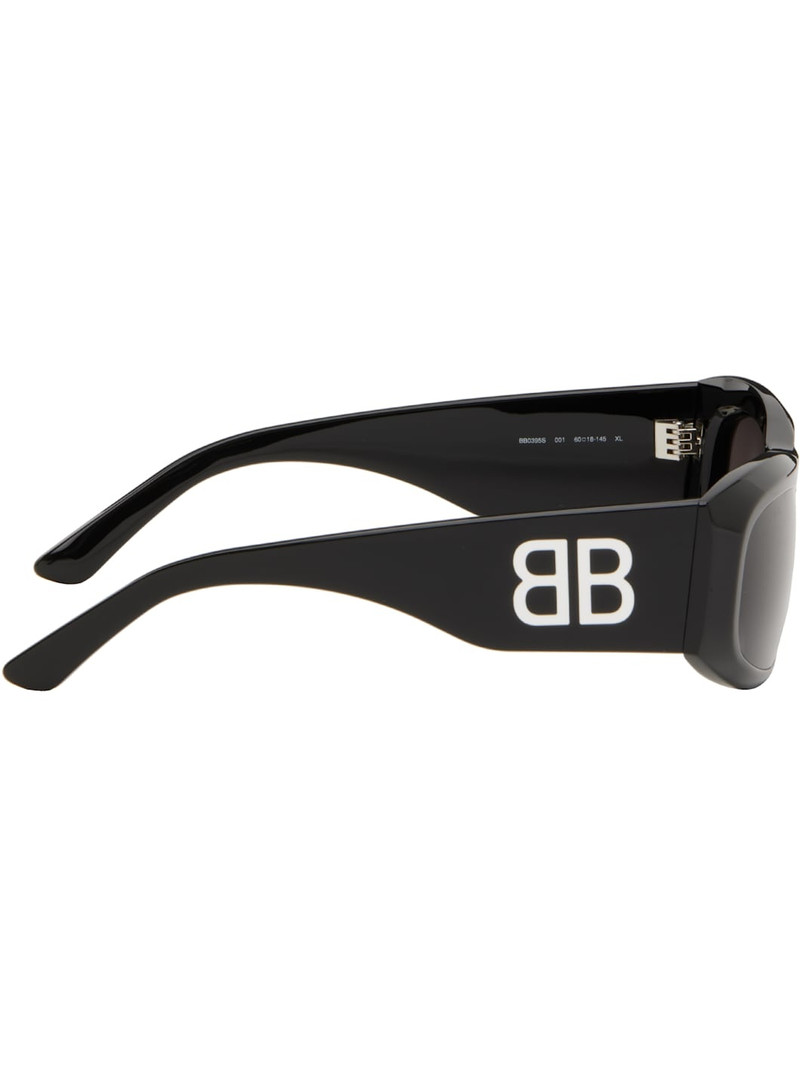 BALENCIAGA Black Signature Square AF Sunglasses outlook