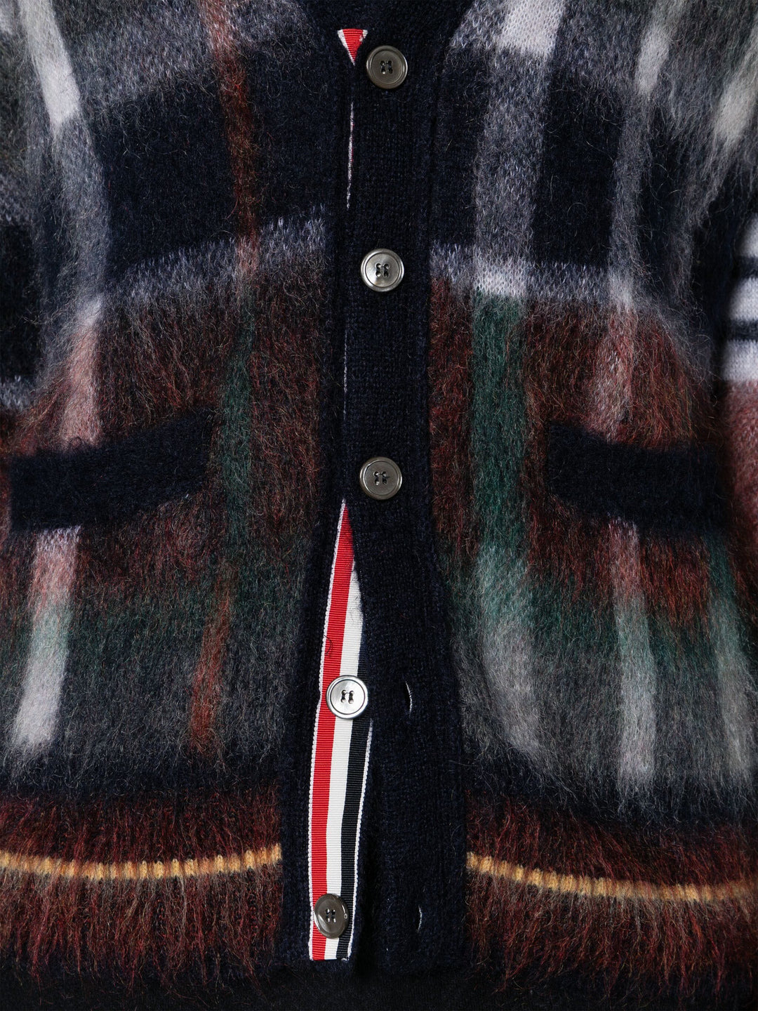Gingham Hector Tartan Check Cardigan - 5