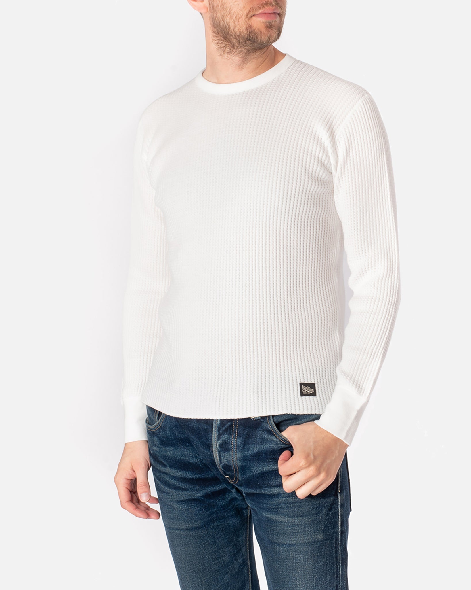 IGNITION WORKS THERMAL CREW NECK LONG SLEEVED TOP - BLACK - 2