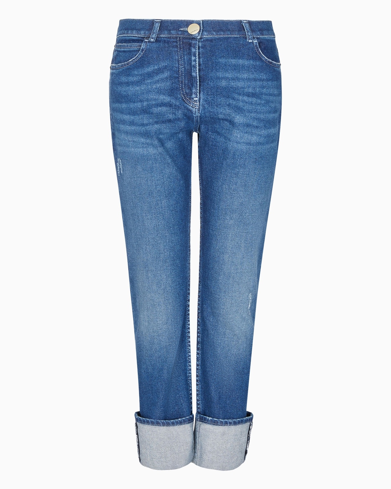 Denim Collection five-pocket trousers in stretch cotton denim - 1