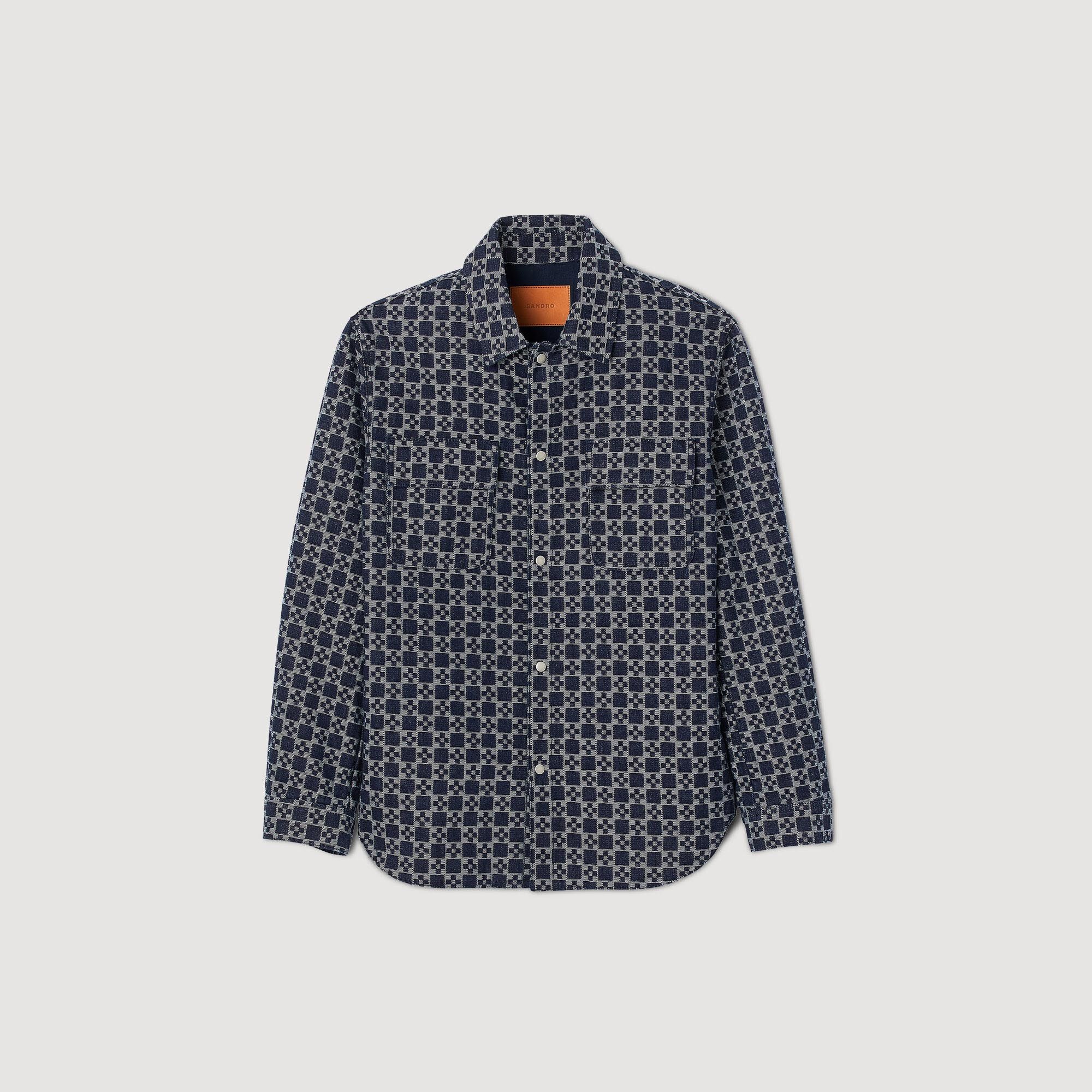 SQUARE CROSS OVERSHIRT - 1