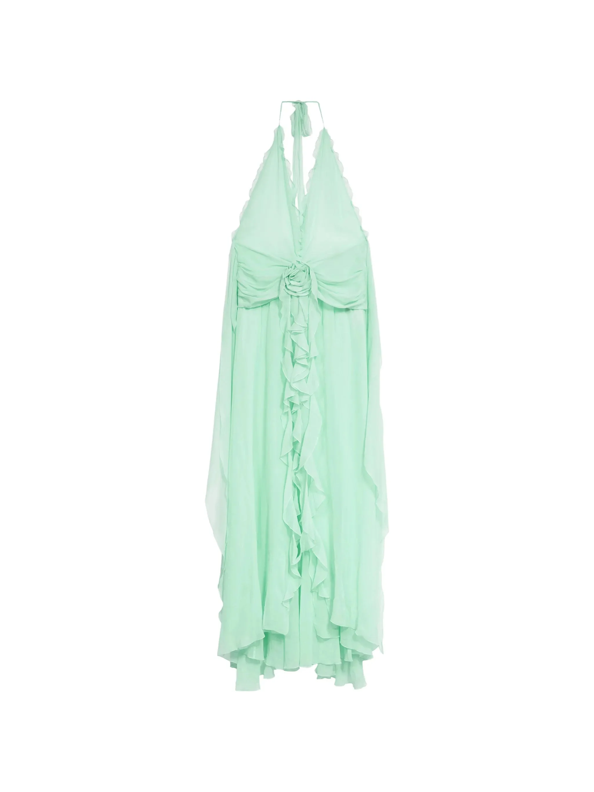 Blumarine Ruffled Georgette Dress - 1