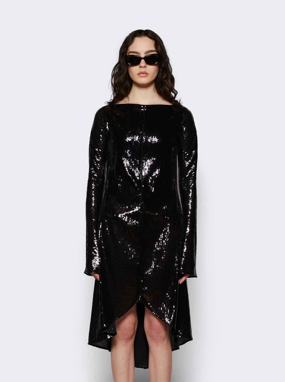 Ellipse Glitter Dress Black - 3
