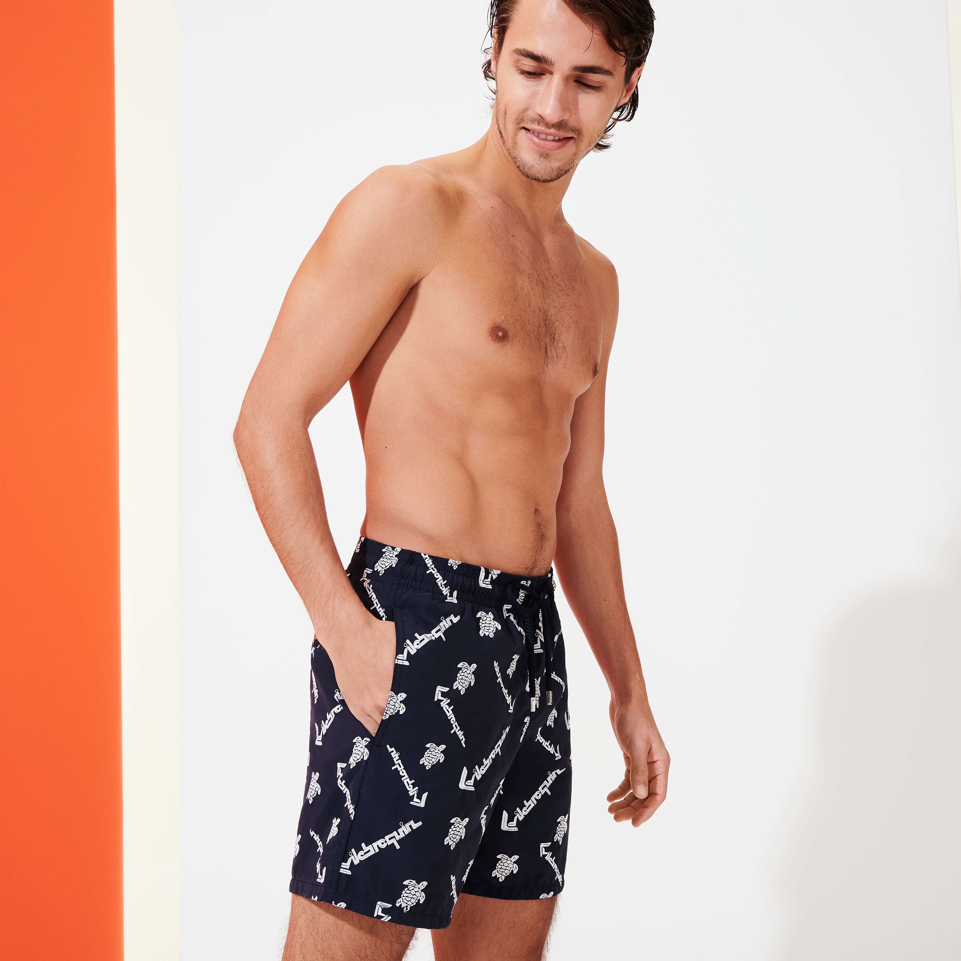 Men Swim Trunks Embroidered Vilebrequin Vilebrequin - Limited Edition - 5