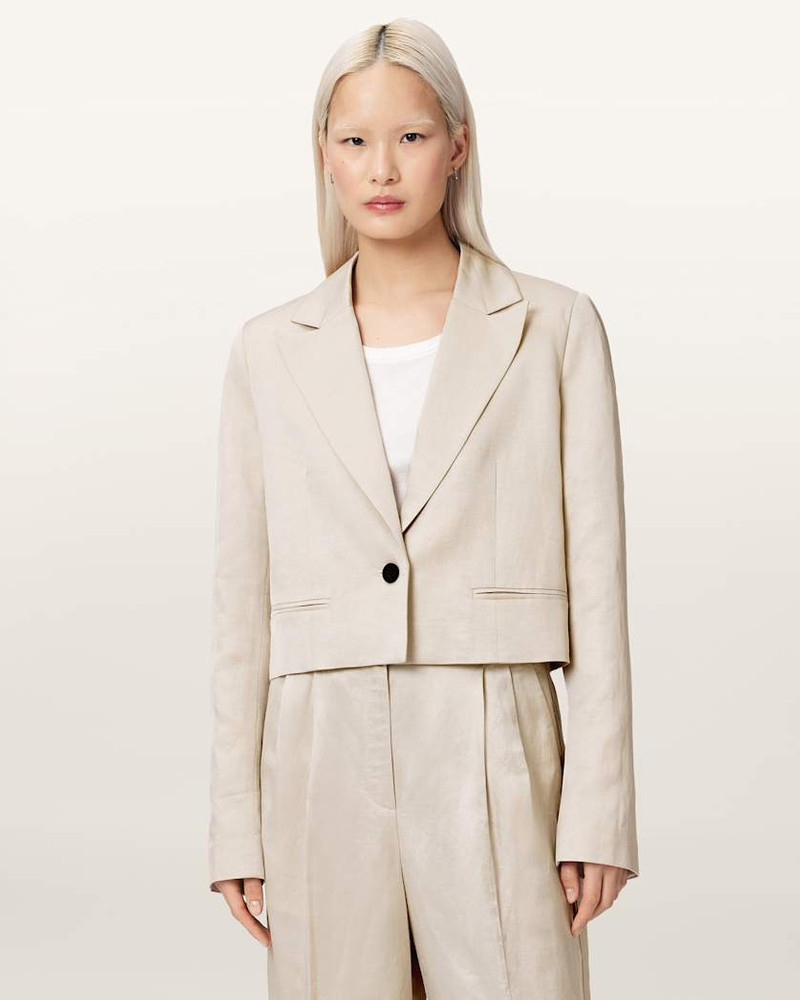 HELENA SINGLE BREASTED CROPPED BLAZER 4
