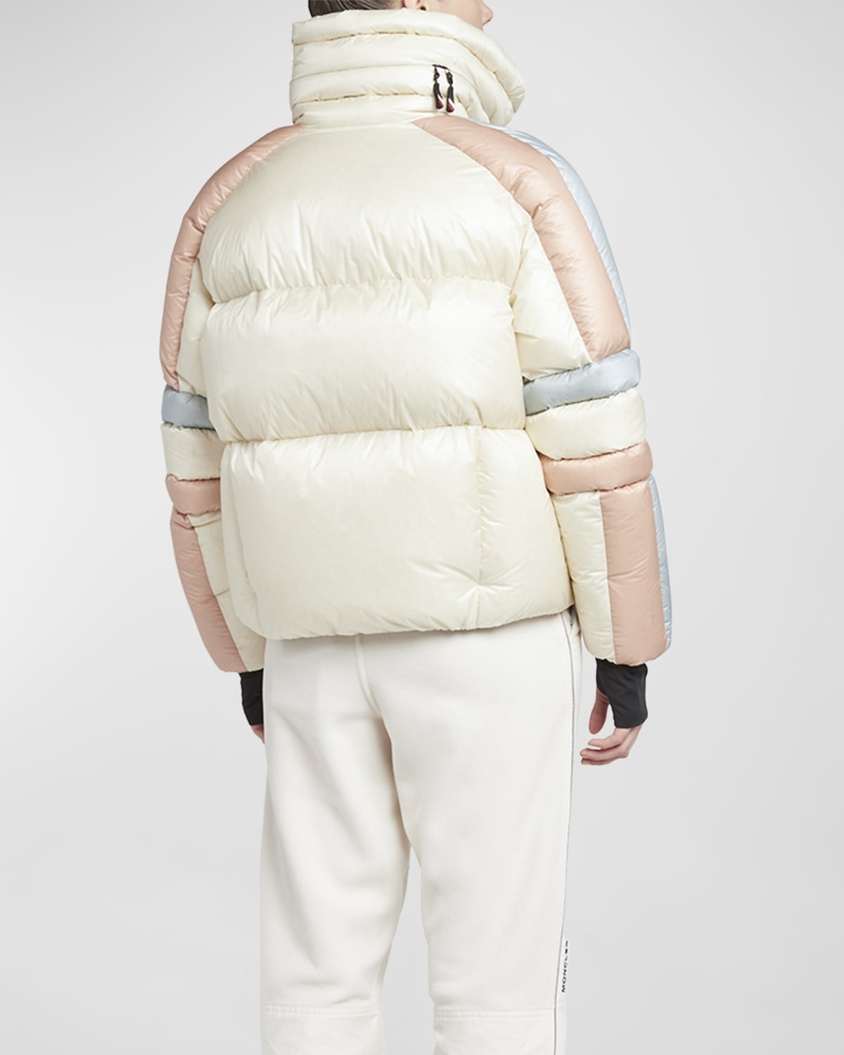 Mismi Colorblock Puffer Bomber Jacket - 6