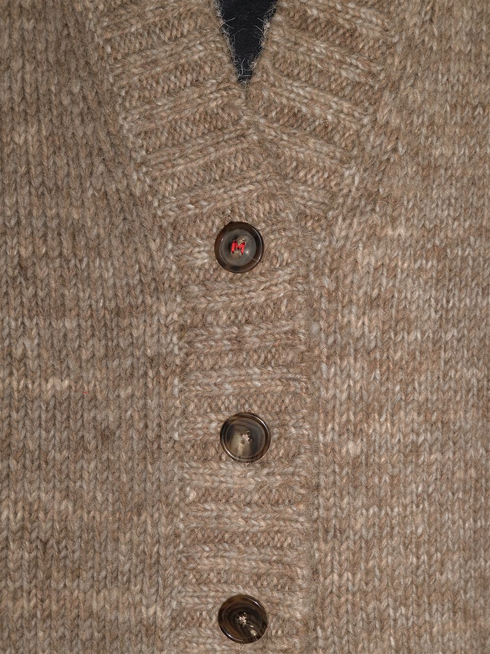 oversized mélange cardigan - 4