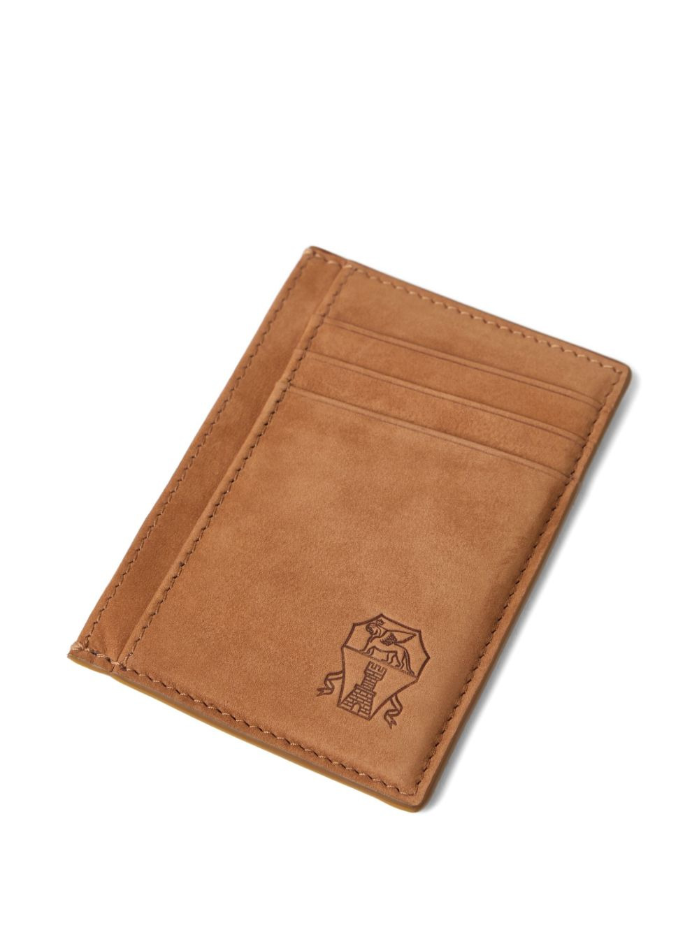 embossed leather card holder - 3