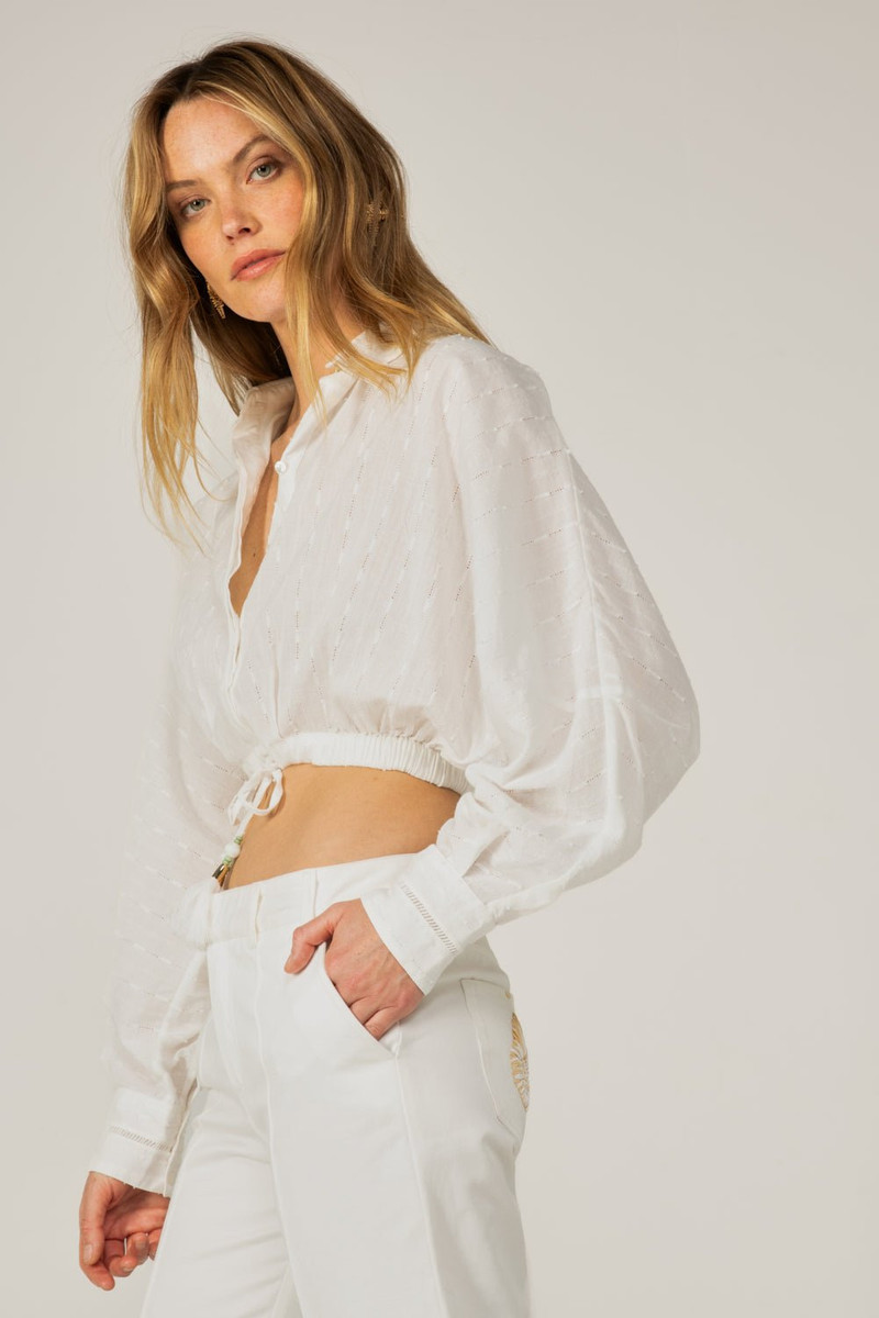 Poupette St Barth Shirt Alma - Natural White outlook