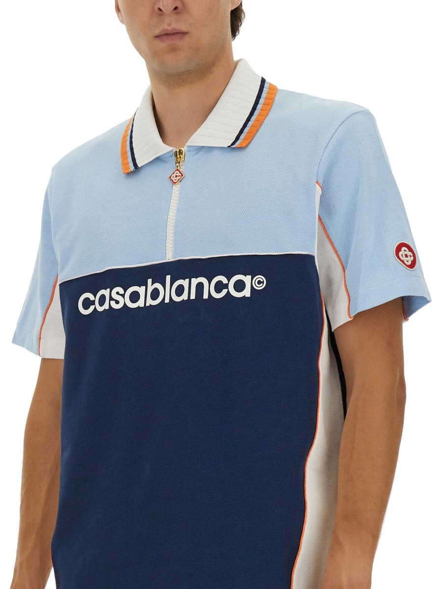 Casablanca Men Oversize Fit Polo Shirt - 3