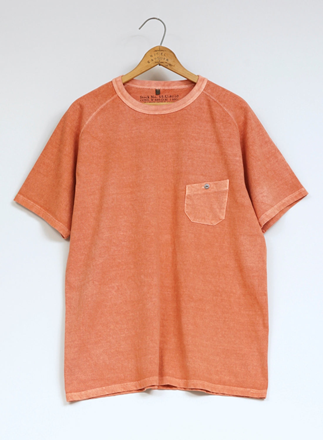 5.6oz Basic T-Shirt Pigment in Orange - 1