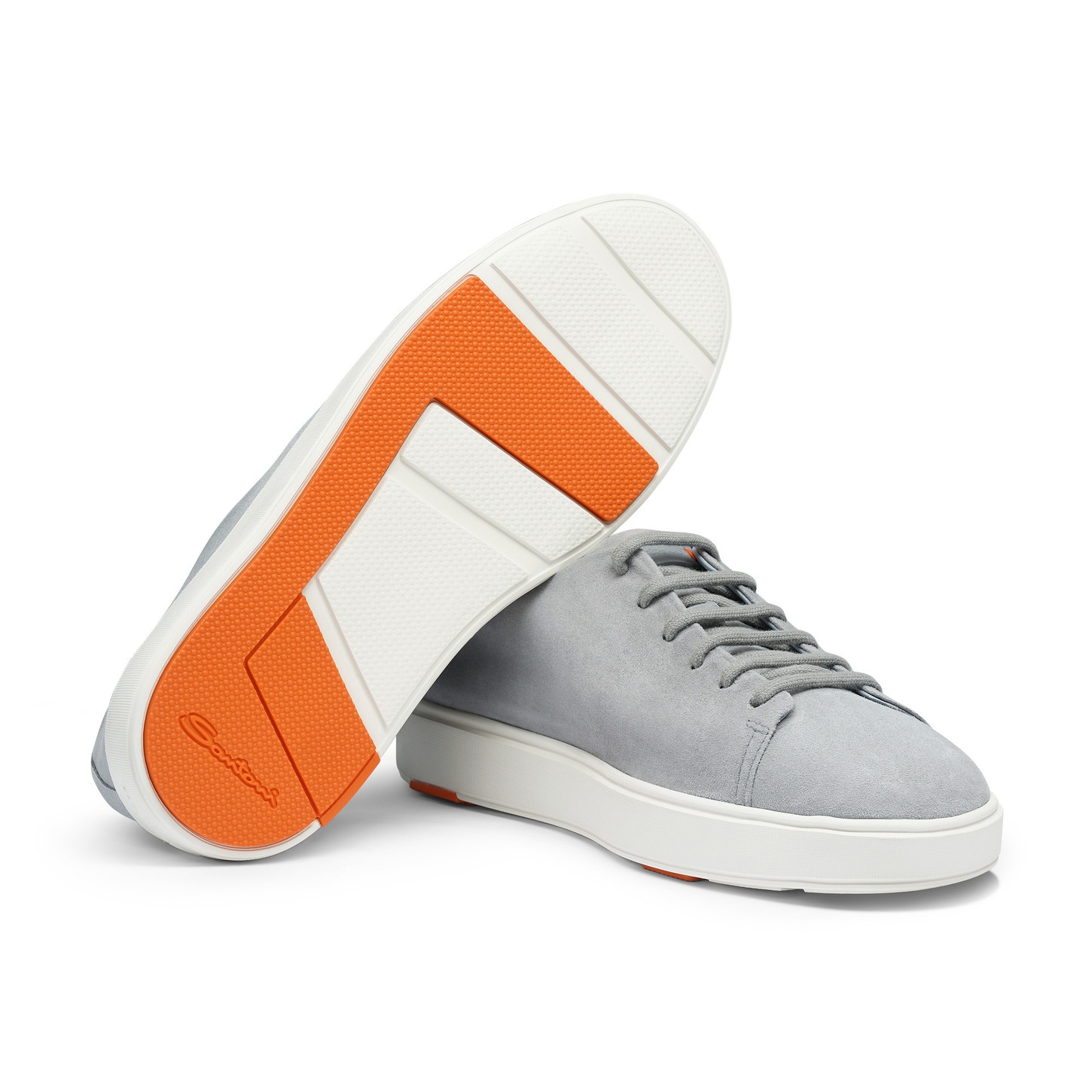 Men's grey suede sneaker - 4